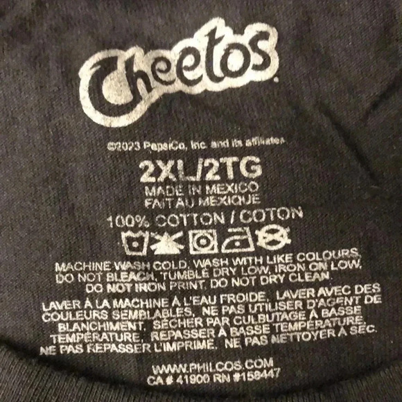 CHEETOS Black Short Sleeve Flamin Hot Graphic Tee - Picture 4 of 4